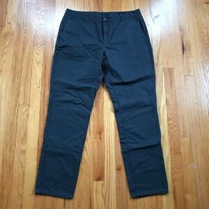 Bonobos Athletic Fit Flannel Lined Dark Gray Pants 35x30